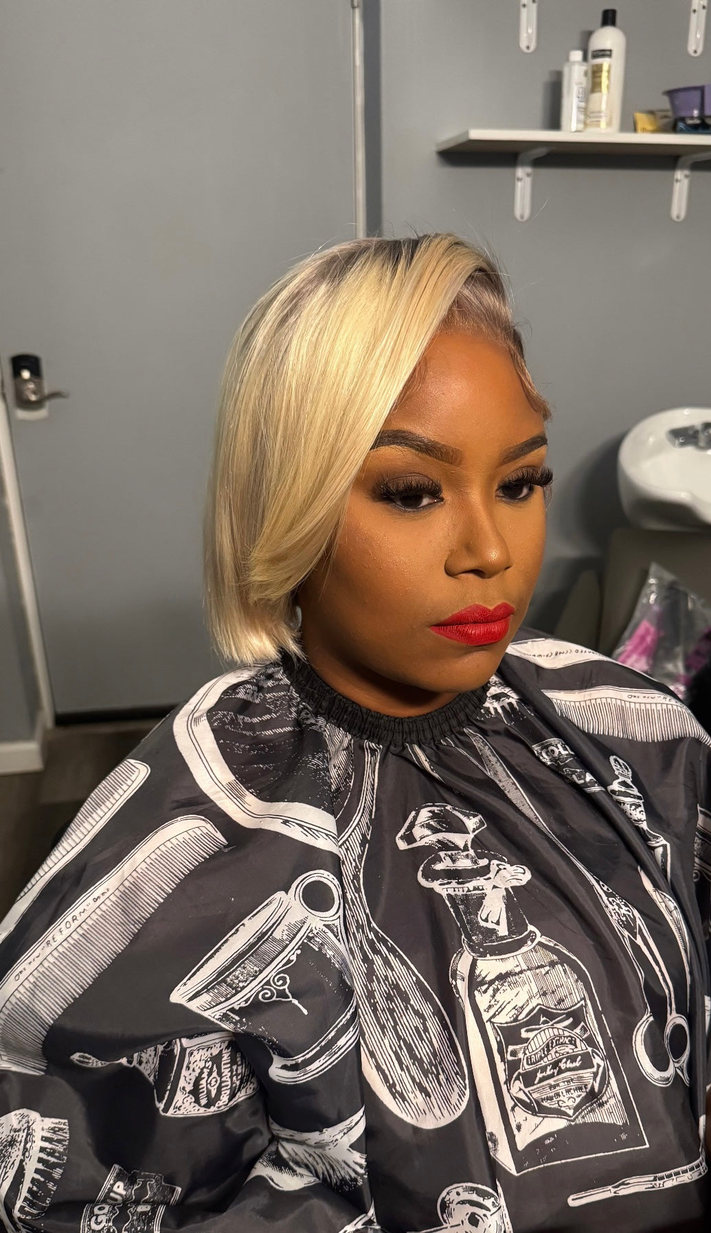 13x4 Blonde Frontal Bob Wig (On Hand)