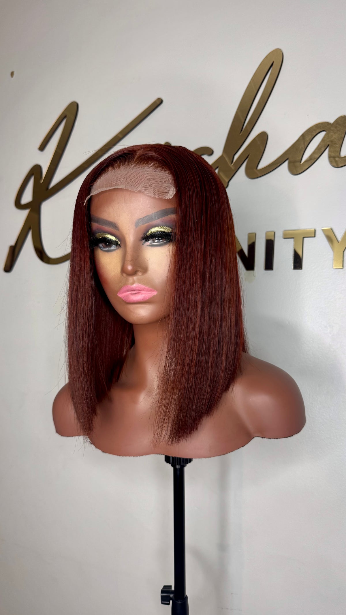 5x5 Autumn Closure Bob Wig (On Hand)